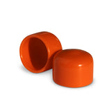 Orange ColorLugs BoltCaps — flexible, durable and form-fitting vinyl lug bolt covers