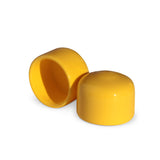 Yellow ColorLugs BoltCaps — flexible, durable and form-fitting vinyl lug bolt covers