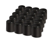 Multi-pack of black ColorLugs LugCaps — flexible, durable and form-fitting vinyl lug nut covers