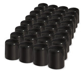 Multi-pack of black ColorLugs LugCaps — flexible, durable and form-fitting vinyl lug nut covers