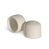 White ColorLugs BoltCaps — flexible, durable and form-fitting vinyl lug bolt covers