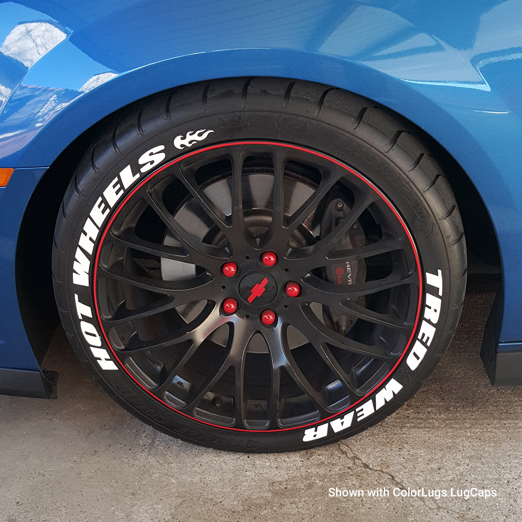 Quality Rim Stripes ColorRims Vinyl Wheel Stripe Decals Kit – ColorLugs™