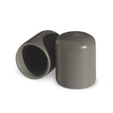 Gray silver ColorLugs LugCaps — flexible, durable and form-fitting vinyl lug nut covers